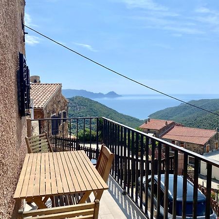 Studio Terrasse Vue Mer Clim Wifi Parking Partinello Dış mekan fotoğraf
