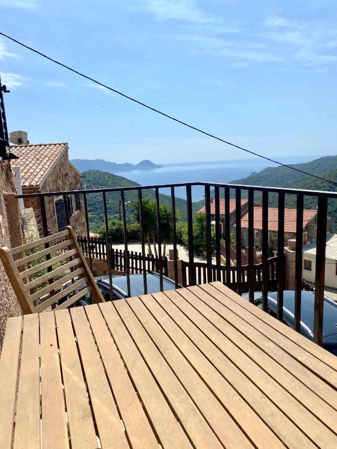 Studio Terrasse Vue Mer Clim Wifi Parking Partinello Dış mekan fotoğraf
